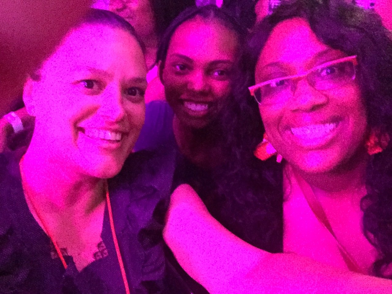 Hanging with our APS teachers at the Janelle Monae concert!